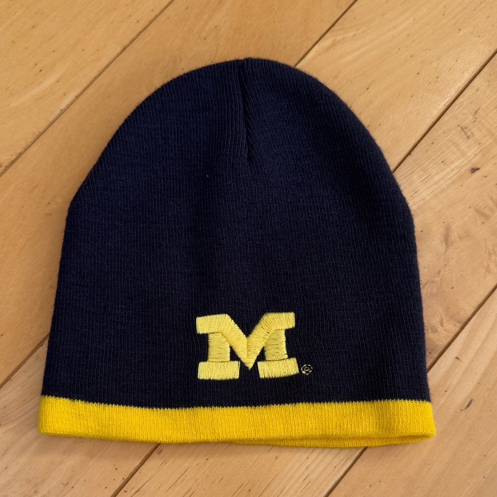 Michigan Wolverine toddler winter hat